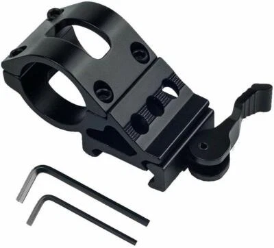 1 x Quick Release Offest Mount for Flashlight Torch Fits Multiple Scope Size UK - Image 1 of 4