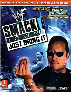 The Rock WWF Smackdown Just Bring It Video Game Guide WWE THQ Prima Games - Picture 1 of 7