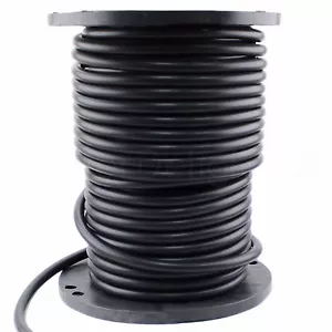 Cordón de goma maciza de 3/4" - 10 pies - Buna 70 Duro - Negro 0,75" redondo - Junta tórica - Imagen 1 de 2