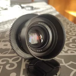 Fotoobjektiv Mir 1 V 2.8 37mm Cine Mod Canon EF Mount Soviet lens - Bild 1 von 20