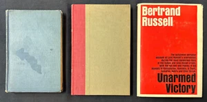 Bertrand Russel Erstdrucke! Unbewaffneter Sieg Politische Ideale Hat der Mensch eine Zukunft? - Bild 1 von 6