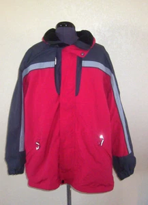 Herrenmantel Gerry rot & grau gefüttert X-Large - Bild 1 von 2