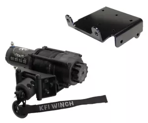 KFI SUZUKI KING QUAD 450/500/700/750 MOUNT STEALTH 2500 LB WINCH SYNTHETIC CABLE - Foto 1 di 1
