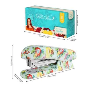 Grapadora Pioneer Mujer Dulce Romance 20 Hojas Capacidad Floral - Imagen 1 de 7