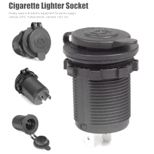 DC 12V Waterproof Car Boat Motorcycle Cigarette Lighter Power Socket Plug Outlet - Picture 1 of 5