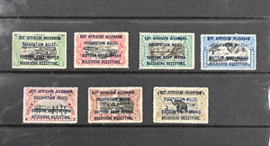 Deutsch-Ostafrika Scott # N17-N23 (Nr. N24) ss og LH Briefmarken Kat 60 $ - Bild 1 von 2