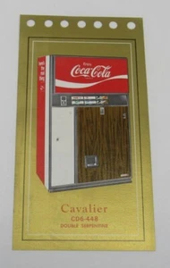 1960s Coca Cola Vending Machine Salesman Specifications Sheet Cavalier CD6-448 - Picture 1 of 2