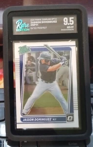 2021 Panini Donruss  -  Jasson dominguez  - Rookie Card Rare Edition 9.5 # RP 11 - Picture 1 of 3