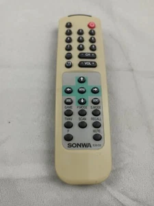 Genuine Sonwa Remote Control K121-C15 Beige Tested Working Clean Unit - Bild 1 von 8