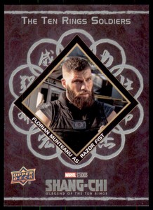 2023 Shang-Chi & Legend of Ten Rings Soldiers #T8 Florian Munteanu as Razor Fist