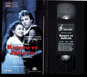 VHS OPERA ROMEO ET JULIETTE ROBERT ALAGNA LEONTINA VADUVA - Bild 1 von 2
