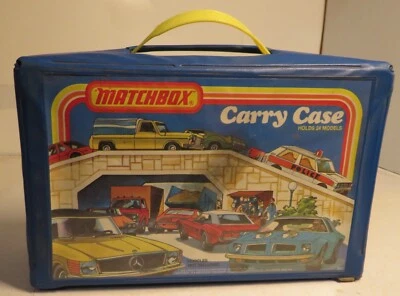 Vintage Matchbox 1978 Lesney Carry Case Holds 24 Cars Collector Storage Trays - Image 1 of 4