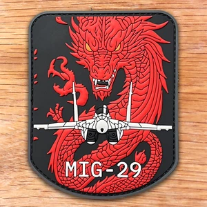 ISRAEL AIR FORCE 115 SQUADRON - ENEMY IMITATION MIG 29 PILOT PVC PATCH - Picture 1 of 1