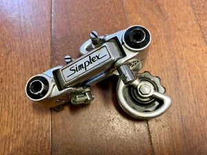 Simplex Super LJ 5500 Rear Derailleur Silver SLJ5500 Short Cage - Picture 1 of 7