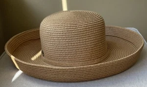 Sun-N-Sand Kopfbedeckung Stroh breite Krempe Sonnenhut Einheitsgröße - Bild 1 von 9