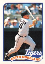 Keith Moreland 1989 Topps Traded #83T Detroit Tigers
