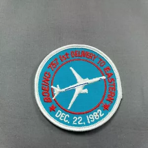 BOEING 757 PRIMA consegna in Oriente 22 dicembre 1982 patch rotonda 3" - Foto 1 di 2