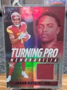2022 Panini Zenith RC Turning Pro Memorbilia Jahan Dotson tarjeta nítida #TPM-10 - Imagen 1 de 2
