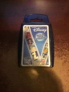 JUEGOS DE CARTAS TOP TRUMPS PERSONAJES DE DISNEY CUMPLEAÑOS VERANO NIÑOS USADOS - Imagen 1 de 1
