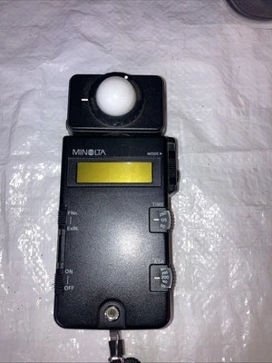 (Exc+5) Medidor de exposición MINOLTA MEDIDOR DE FLASH III Potencia confirmada de Japón Foto 1 de 4