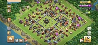 TH17 Half Max. Hero (70/76/76/50/45)Good Wall/Good defence IOS/ANDROID. - Image 1 of 4