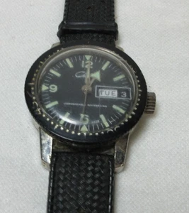VINTAGE HERREN CHATEA DIVER ARMBANDUHR DAY DATE SWISS 200 FT 60M WATCHMAKER #12 - Bild 1 von 13