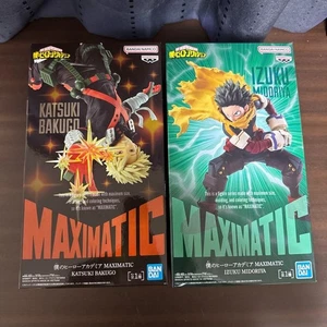 My Hero Academia MAXIMATIC IZUKU MIDORIYA KATSUKI BAKUGO Figure Set New Japan - Picture 1 of 2