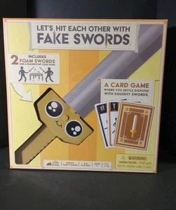 Let's Hit Each Other W/Fake Swords By Exploding Kittens 3-6 Players NEW Sealed - Picture 1 of 10