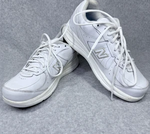 New Balance 577 Shoes Womens White Size 8.5 Lace‑Up Walking Tennis Lace Up - Picture 1 of 11