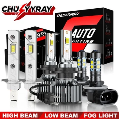 Para For Chevrolet Optra 2004-2010 6X blanco LED Faros niebla Bombillas Kit - Image 1 of 4