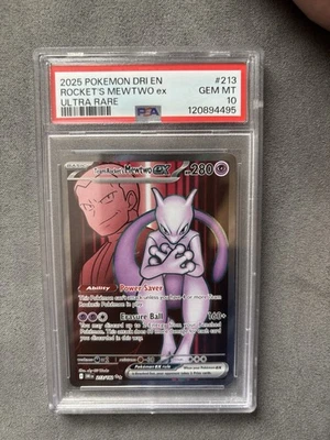 Team Rocket's Mewtwo ex 213/182 Sv10: Destined Rivals Holo - Image 1 of 2