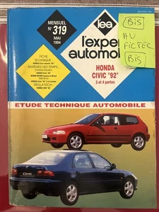 REVUE TECHNIQUE HONDA CIVIC 1.6 Vti Esi Civic 1.5 Vei Lsi 1.3 Depuis 1992 Rta - Picture 1 of 19