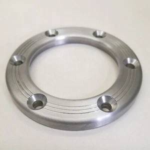 Nardi Steering Wheel Horn Trim Ring Classic Satin Aluminum with Screws at Sight - Picture 1 of 2