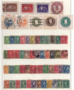 US 1900–1940 COLLECTION OF 450+ STAMPS USED & MINT INCLUDES MANY COILS - Picture 1 of 20
