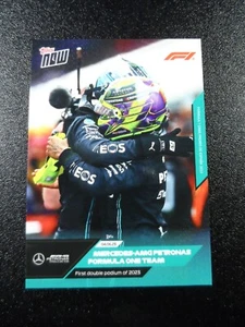 Lewis Hamilton George Russell Mercedes 2023 Topps Now Formula 1 F1 Card #20 - Picture 1 of 2