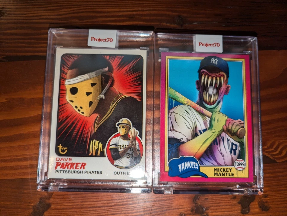Topps Project70 Dave Parker & Mickey Mantle de Alex Pardee Foto 1 de 1