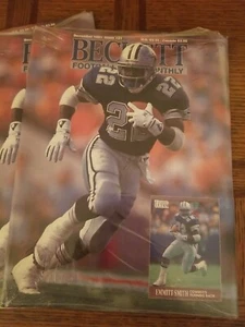 Beckett Football Emmitt Smith Magazine Dec. 1991 - Picture 1 of 2