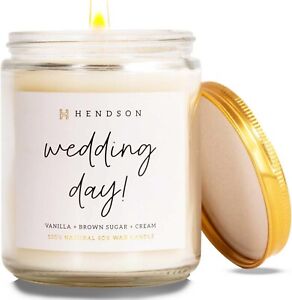 Hendson Scented Wedding Shower Candles Gift for Bride