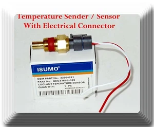 Coolant Temperature Sensor W/ Connector Fits: OEM#33004281 GM 1976-1997 - Picture 1 of 8