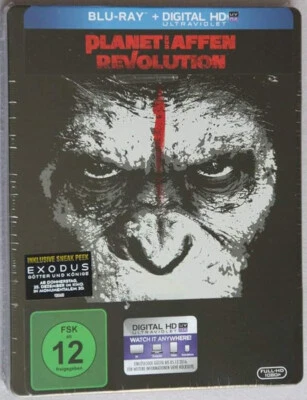 "PLANET DER AFFEN - REVOLUTION" - SciFi Fantasy - ltd 2D Blu-ray STEELBOOK OVP - Bild 1 von 4