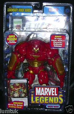 TOY BIZ MARVEL LEGENDS LEGENDARY RIDER SERIES HULK BUSTER IRON MAN ACTION FIGURE - Image 1 of 2