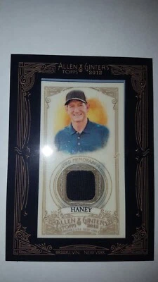 HANK HANEY 2012 Topps Allen & Ginter's Framed Mini Relics #AGR-HH Rookie RC - Image 1 of 2