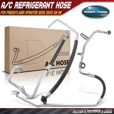 Manguera de succión y descarga de aire acondicionado y líquido para Freightliner Sprinter 2500 3500 02-06 Foto 1 de 4
