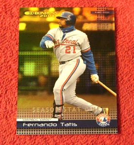 FERNANDO TATIS EXPOS 2004 DONRUSS #303 SEASON STAT LINE 21/34 (B1) - Picture 1 of 1
