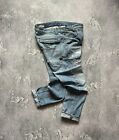 G Star Raw 33/32 D-Staq 3D Slim Distressed Denim Pant Trouser Jean Chino
