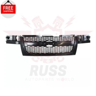New Front Grille Assembly Textured  Dark Gray Fits 2004-2012 Chevrolet Colorado Foto 1 de 4