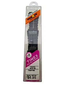 Cinturino orologio triathlon Timex Ironman vintage 19 mm - GRIGIO INDIGLO - NUOVO VECCHIO MAGAZZINO! - Foto 1 di 2