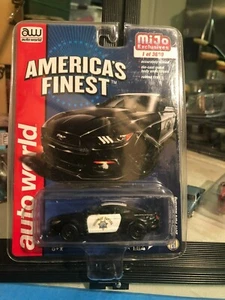 1/64 AUTO WORLD 2017 FORD MUSTANG GT CALIFORNIA HIGHWAY PATROL MIJO EXCLUSIVES - Bild 1 von 3
