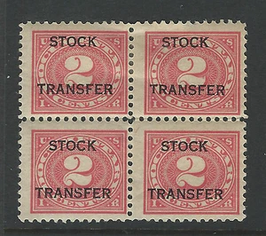 Bigjake: RD33, 2 cent Stock Transfer, Block of 4 - Picture 1 of 1