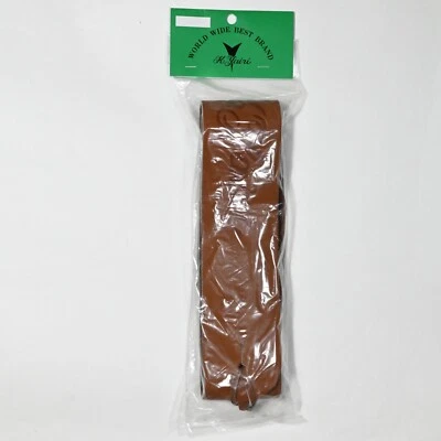 Authentic Kasuo Yairi Genuine Veg-Tan Leather 2.5" Guitar Strap, Japan, Unopened - Image 1 of 4